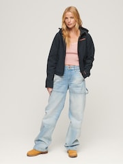 Superdry Blue Code Trekker Hooded Softshell Jacket - Image 2 of 6