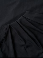 Superdry Black Ruched Jersey Midi Dress - Image 5 of 5
