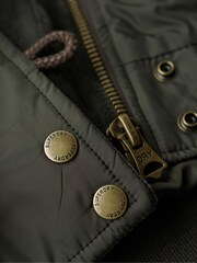 Superdry Green Hooded Military MA1 Bomber Jacket - Image 6 of 6