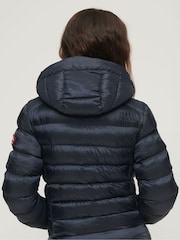 Superdry Blue Hooded Fuji Padded Jacket - Image 2 of 5