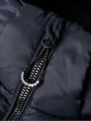 Superdry Blue Hooded Fuji Padded Jacket - Image 5 of 5