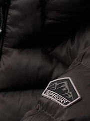 Superdry Brown Hooded Fuji Padded Jacket - Image 5 of 5