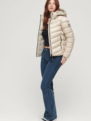Superdry Nude Hooded Fuji Padded Jacket - Image 3 of 6