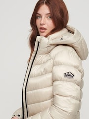 Superdry Nude Hooded Fuji Padded Jacket - Image 4 of 6