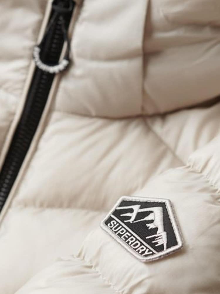 Superdry Nude Hooded Fuji Padded Jacket - Image 6 of 6