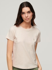 Superdry Nude Essential Logo 90's T-Shirt - Image 1 of 6