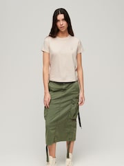 Superdry Nude Essential Logo 90's T-Shirt - Image 2 of 6