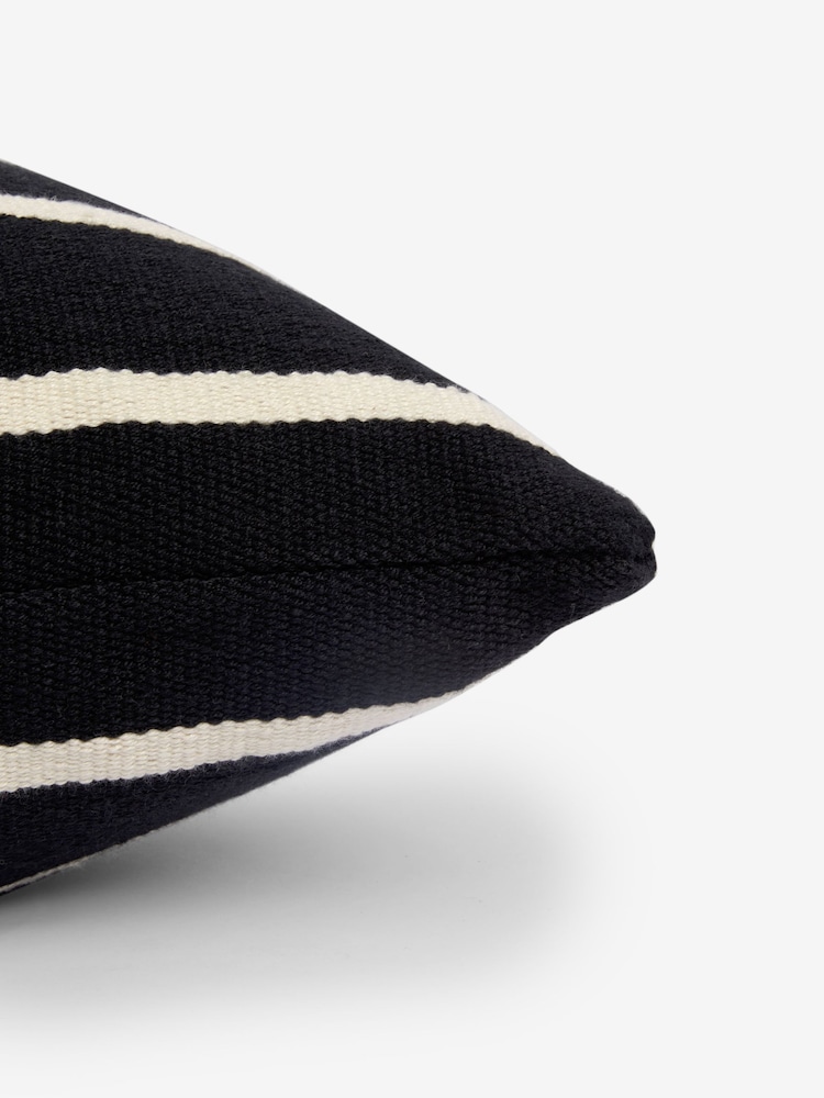 Monochrome Stripe Indoor/Outdoor 40 x 59cm Cushion - Image 2 of 5