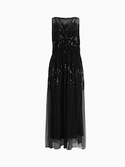 AllSaints Black Robyn Dress - Image 6 of 6