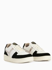 AllSaints Black VIX Suede Sneakers - Image 2 of 5