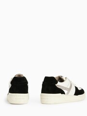 AllSaints Black VIX Suede Sneakers - Image 3 of 5