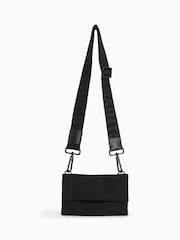 AllSaints Black Nylon Ezra Bag - Image 3 of 8