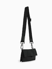 AllSaints Black Nylon Ezra Bag - Image 5 of 8