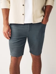 Blue Straight Motionflex 5 Pocket Chino Shorts - Image 1 of 9