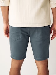 Blue Straight Motionflex 5 Pocket Chino Shorts - Image 3 of 9