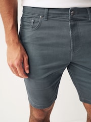 Blue Straight Motionflex 5 Pocket Chino Shorts - Image 4 of 9