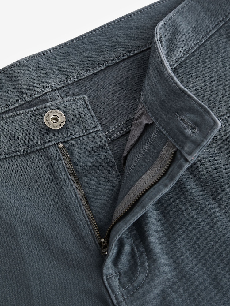 Blue Straight Motionflex 5 Pocket Chino Shorts - Image 9 of 9