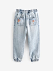 Denim Lightwash Embellished Joggers (3-16yrs) - Image 7 of 9