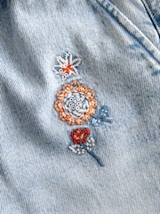 Denim Lightwash Embellished Joggers (3-16yrs) - Image 8 of 9