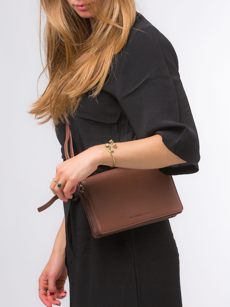 Pure Luxuries London Gwen Nappa Leather Cross-Body Bag - Image 7 of 7