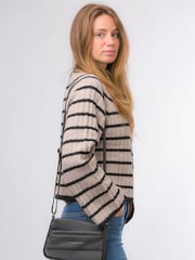 Pure Luxuries London Helena Nappa Leather Cross-Body Bag - Image 1 of 6