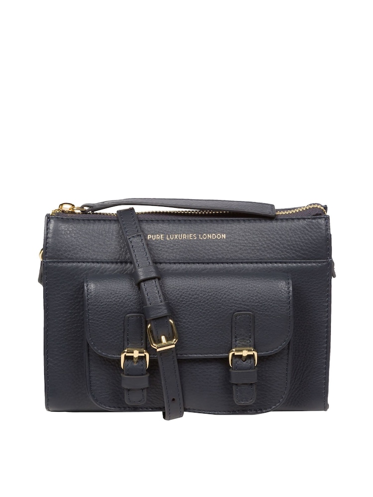 Pure Luxuries London Monica Nappa Leather Cross-Body Bag - Image 1 of 7