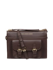 Pure Luxuries London Monica Nappa Leather Cross-Body Bag - Image 1 of 7