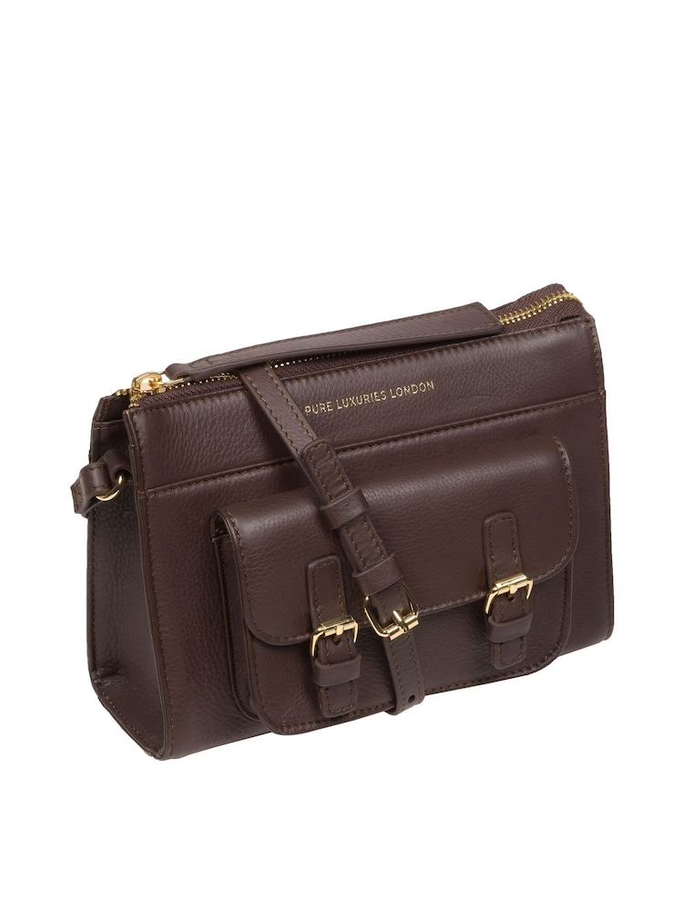 Pure Luxuries London Monica Nappa Leather Cross-Body Bag - Image 2 of 7