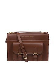 Pure Luxuries London Monica Nappa Leather Cross-Body Bag - Image 1 of 7