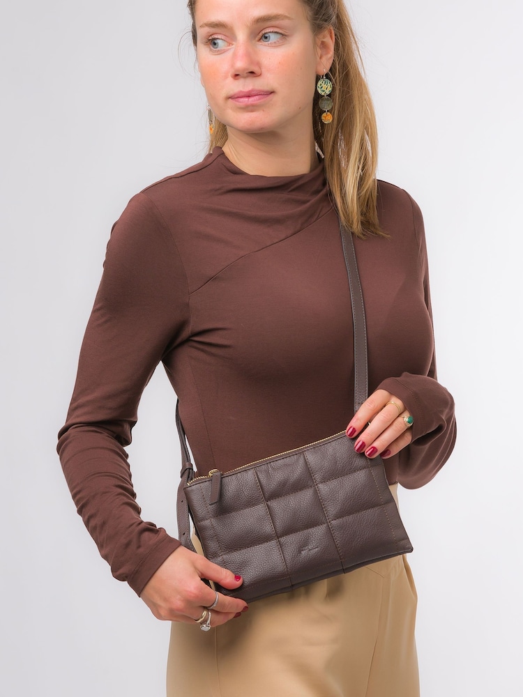 Pure Luxuries London Carmen Nappa Leather Cross-Body Bag - Image 1 of 7