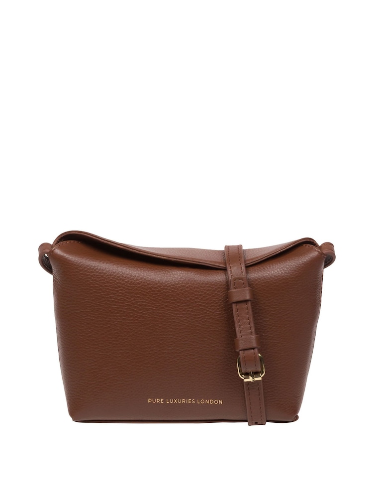 Pure Luxuries London Lolo Nappa Leather Cross-Body Bag - Image 1 of 7