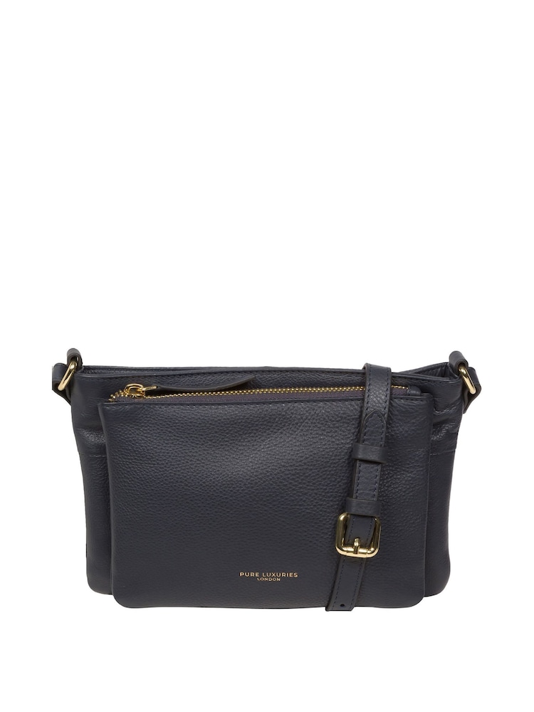 Pure Luxuries London Jess Nappa Leather Cross-Body Bag - Image 1 of 5