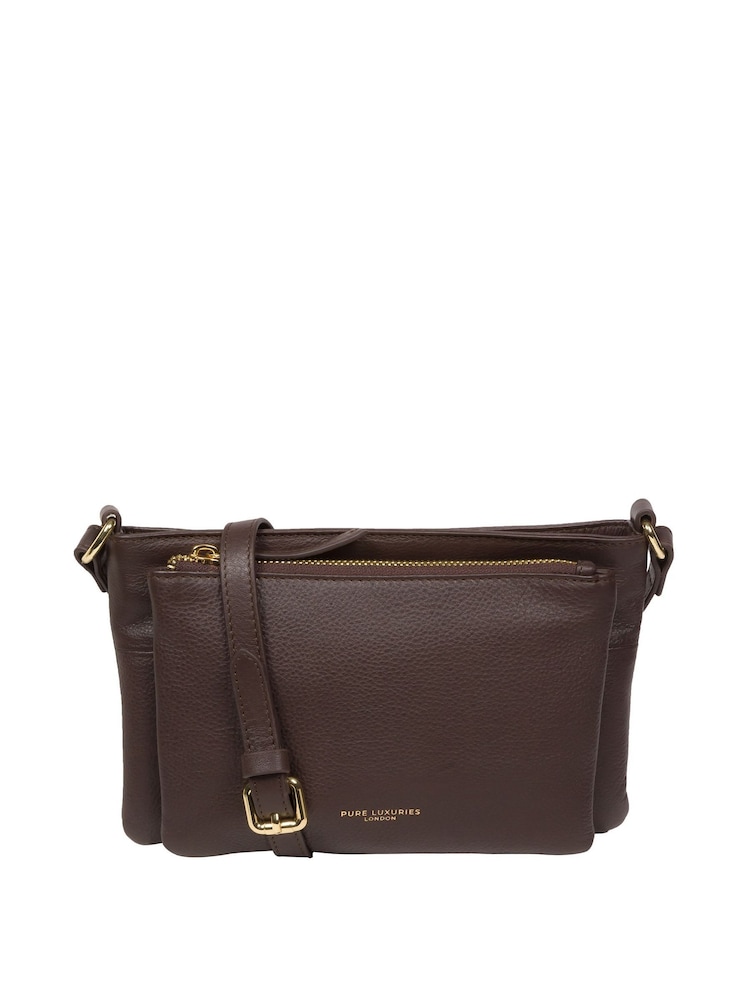 Pure Luxuries London Jess Nappa Leather Cross-Body Bag - Image 1 of 7
