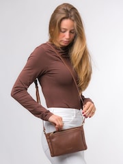 Pure Luxuries London Jess Nappa Leather Cross-Body Bag - Image 6 of 7