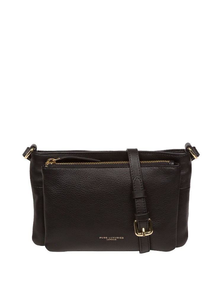 Pure Luxuries London Jess Nappa Leather Cross-Body Bag - Image 1 of 8