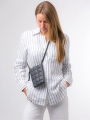 Pure Luxuries London Elouise Nappa Leather Cross-Body Phone Brown Bag - Image 2 of 6
