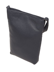 Pure Luxuries London Elouise Nappa Leather Cross-Body Phone Brown Bag - Image 4 of 6