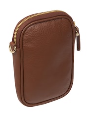 Pure Luxuries London Alaina Nappa Leather Cross-Body Phone Bag - Image 2 of 8
