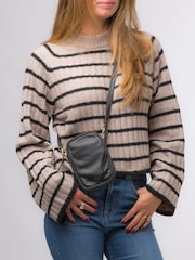 Pure Luxuries London Alaina Nappa Leather Cross-Body Phone Bag - Image 11 of 16