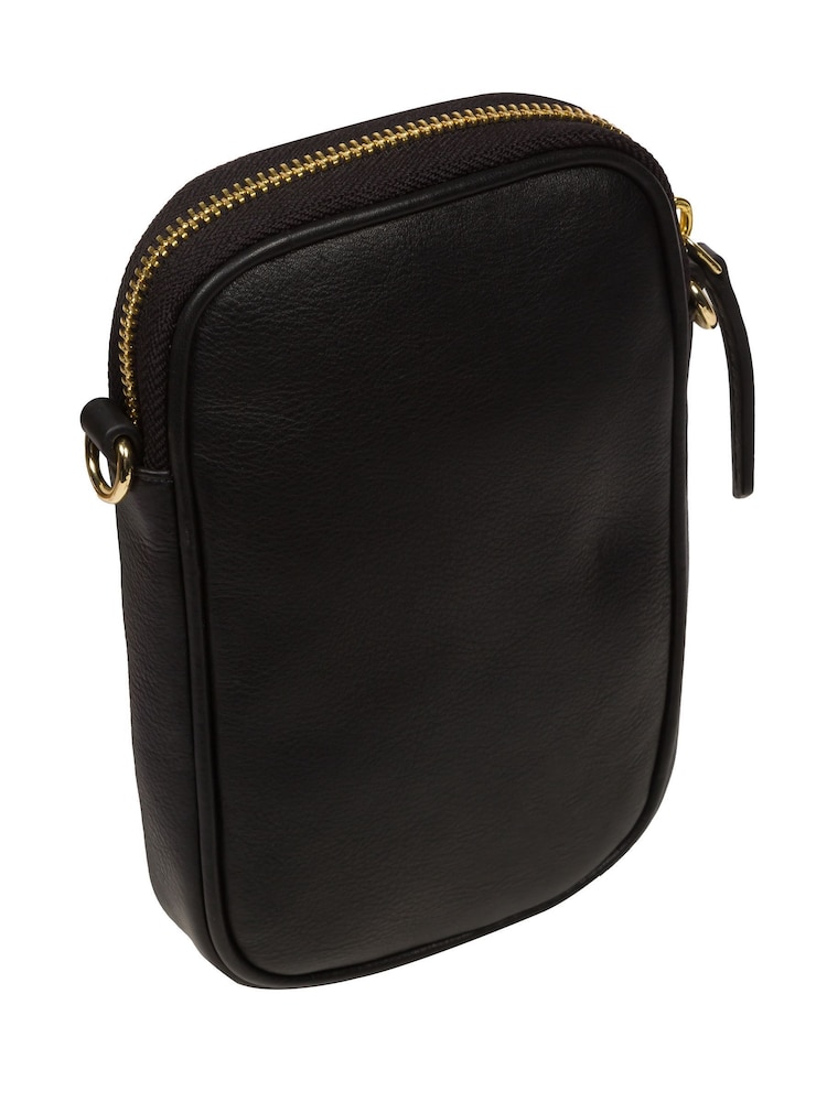 Pure Luxuries London Alaina Nappa Leather Cross-Body Phone Bag - Image 5 of 8
