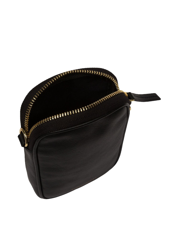 Pure Luxuries London Alaina Nappa Leather Cross-Body Phone Bag - Image 6 of 8