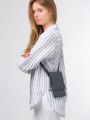 Pure Luxuries London Audrey Nappa Leather Cross-Body Phone Bag - Image 5 of 6