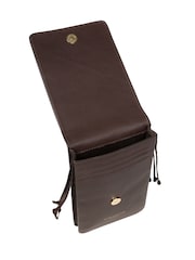 Pure Luxuries London Audrey Nappa Leather Cross-Body Phone Bag - Image 5 of 6