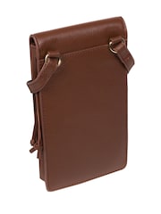 Pure Luxuries London Audrey Nappa Leather Cross-Body Phone Bag - Image 4 of 6