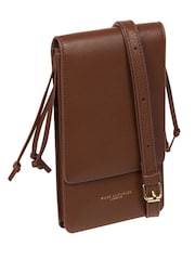 Pure Luxuries London Audrey Nappa Leather Cross-Body Phone Bag - Image 5 of 6