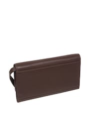 Pure Luxuries London Saffron Nappa Leather Cross-Body Clutch Bag - Image 5 of 7
