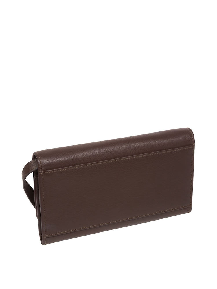 Pure Luxuries London Saffron Nappa Leather Cross-Body Clutch Bag - Image 5 of 7
