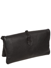 Schwarz - Pure Luxuries London Selene Umhänge-Clutch aus Nappaleder - Bild 2 von 6