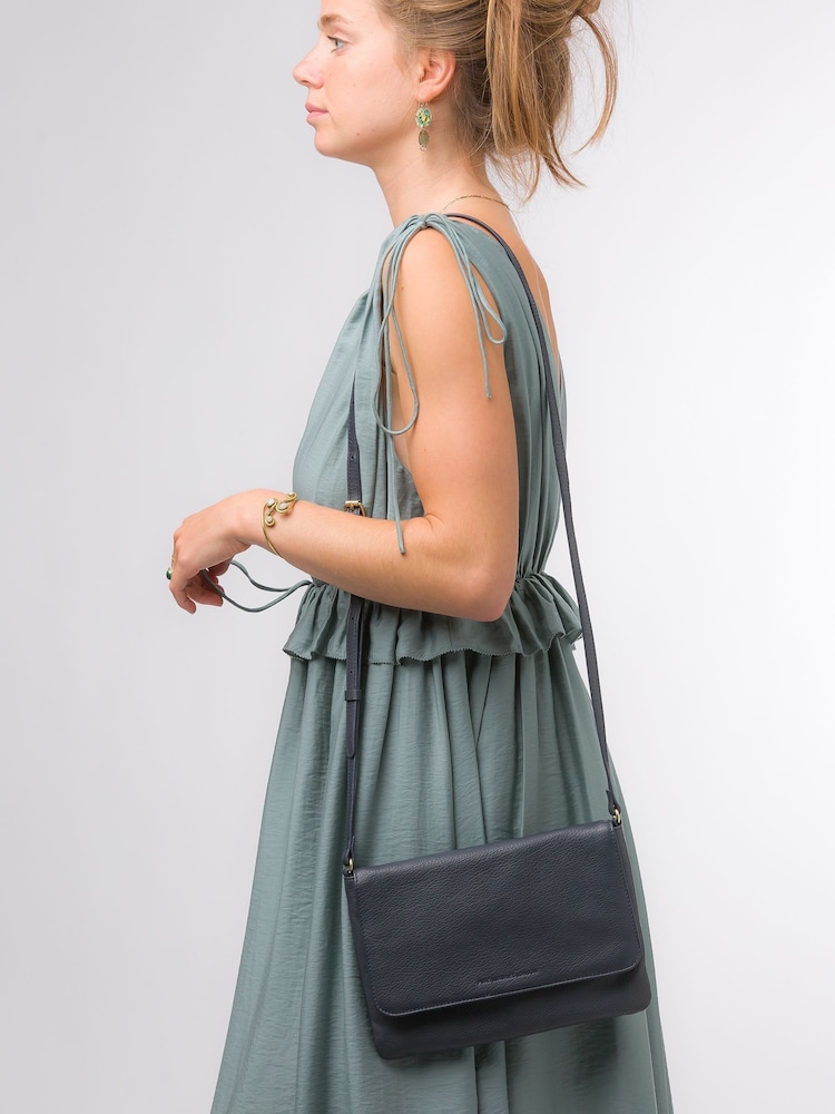 Pure Luxuries London Ruby Nappa Leather Cross-Body Bag - Image 1 of 6
