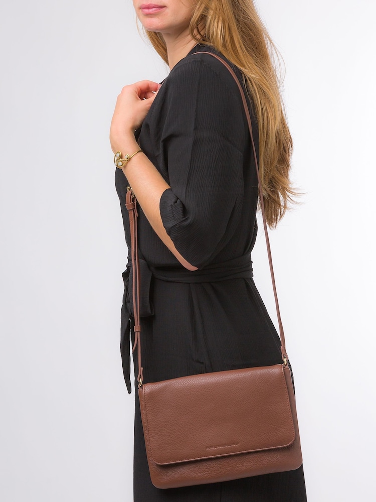 Pure Luxuries London Ruby Nappa Leather Cross-Body Bag - Image 2 of 7